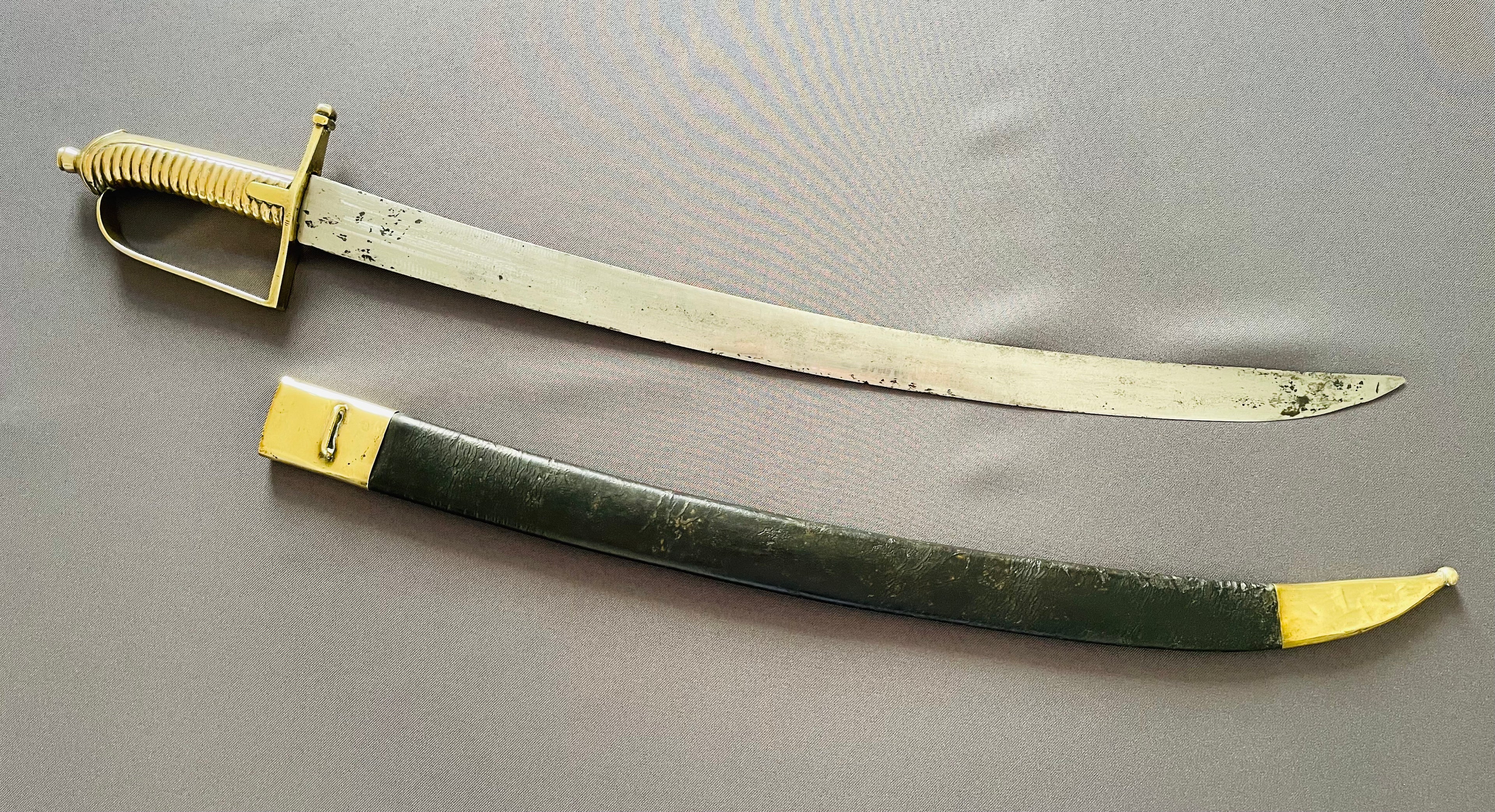 Sabre "briquet" de grenadier d'infanterie modèle 1767 gravé "Marseille"