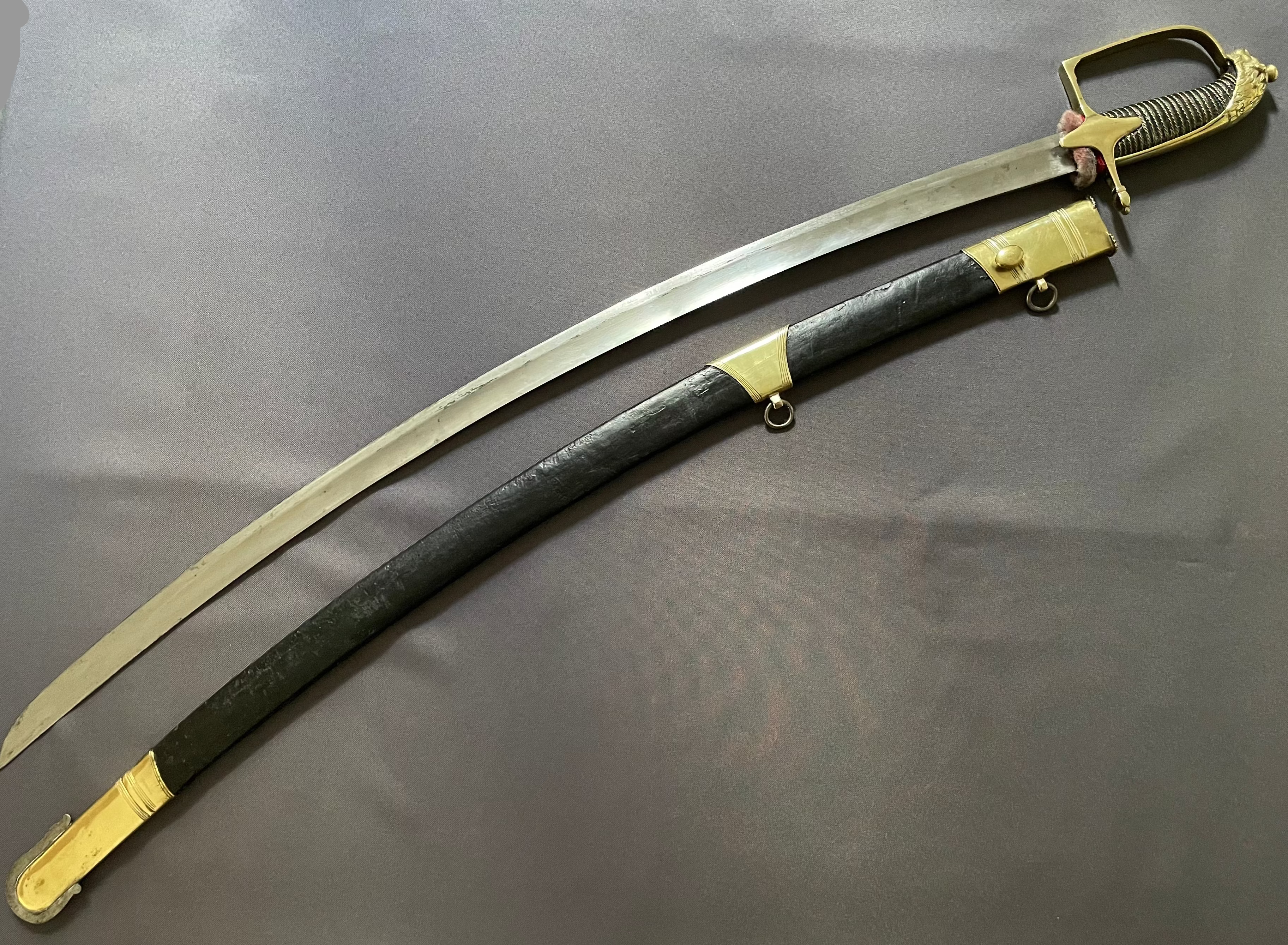 Sabre d'officier de cavalerie légère époque Révolution et Consulat