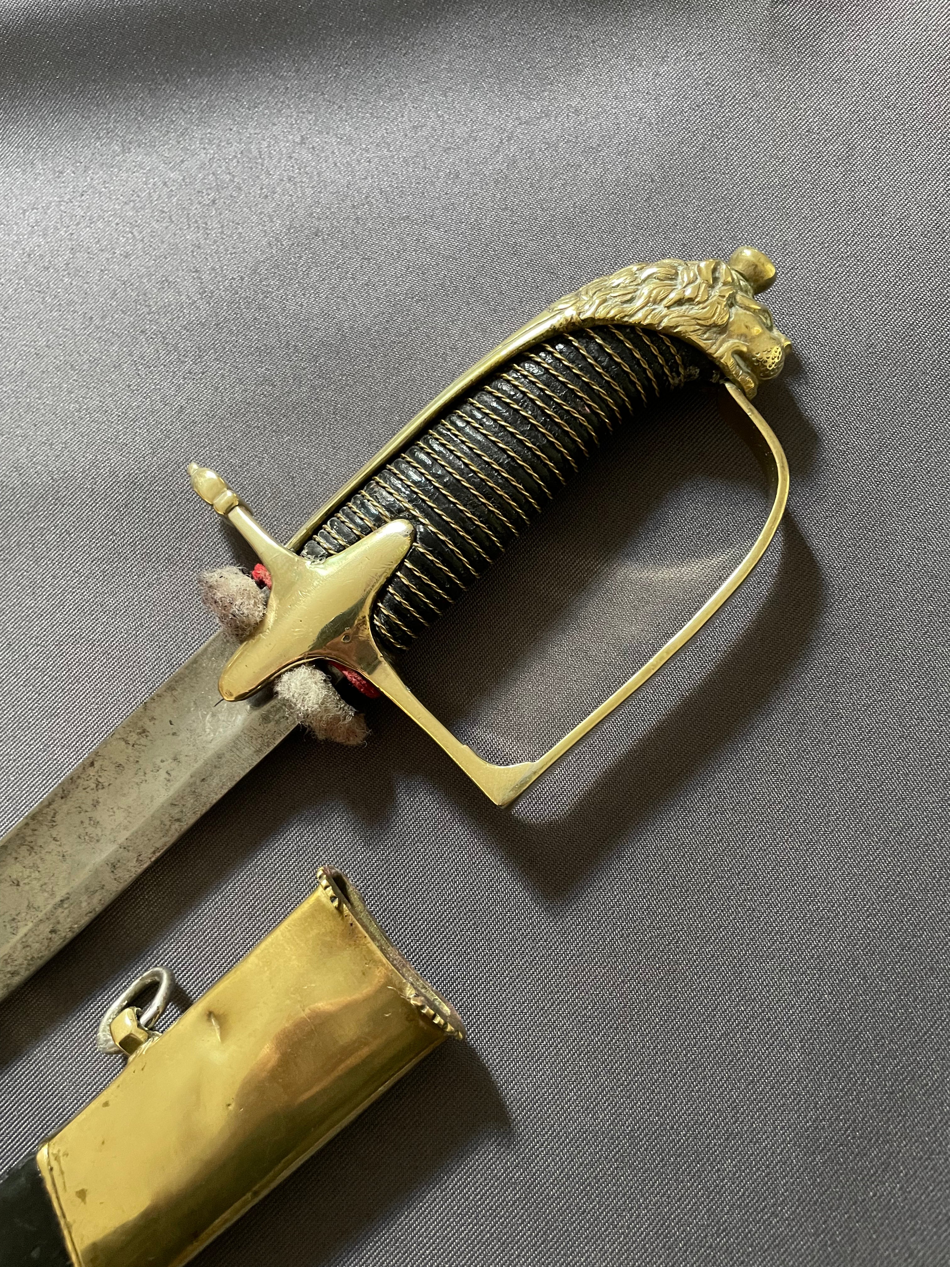 Sabre d'officier de cavalerie légère époque Révolution et Consulat