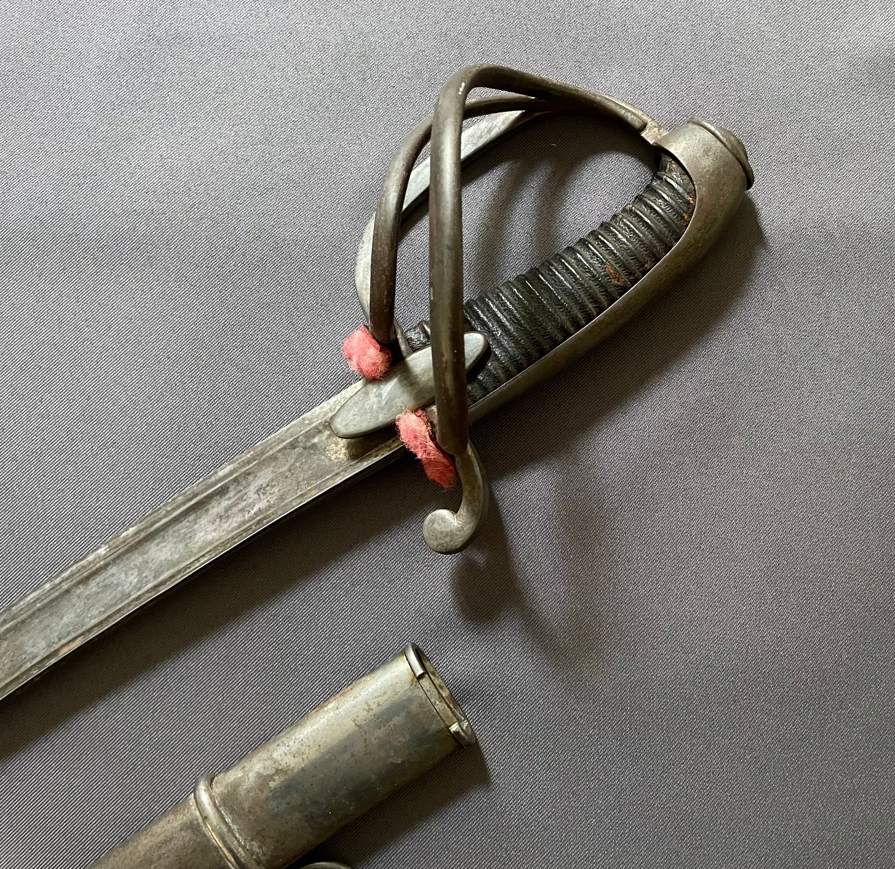 Sabre d'officier de cavalerie, lanciers ou chevau-léger lanciers époque Premier Empire