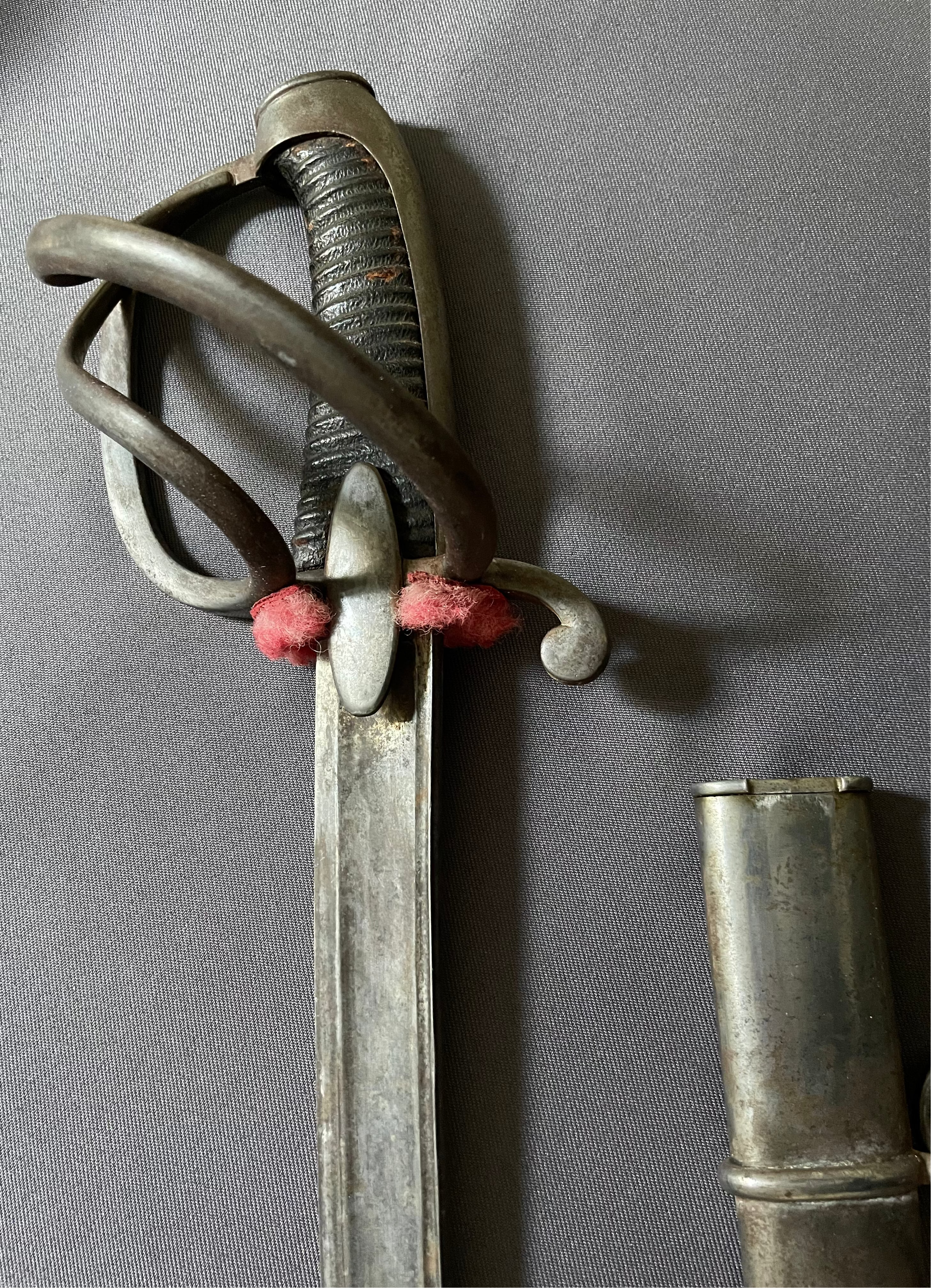 Sabre d'officier de cavalerie, lanciers ou chevau-léger lanciers époque Premier Empire