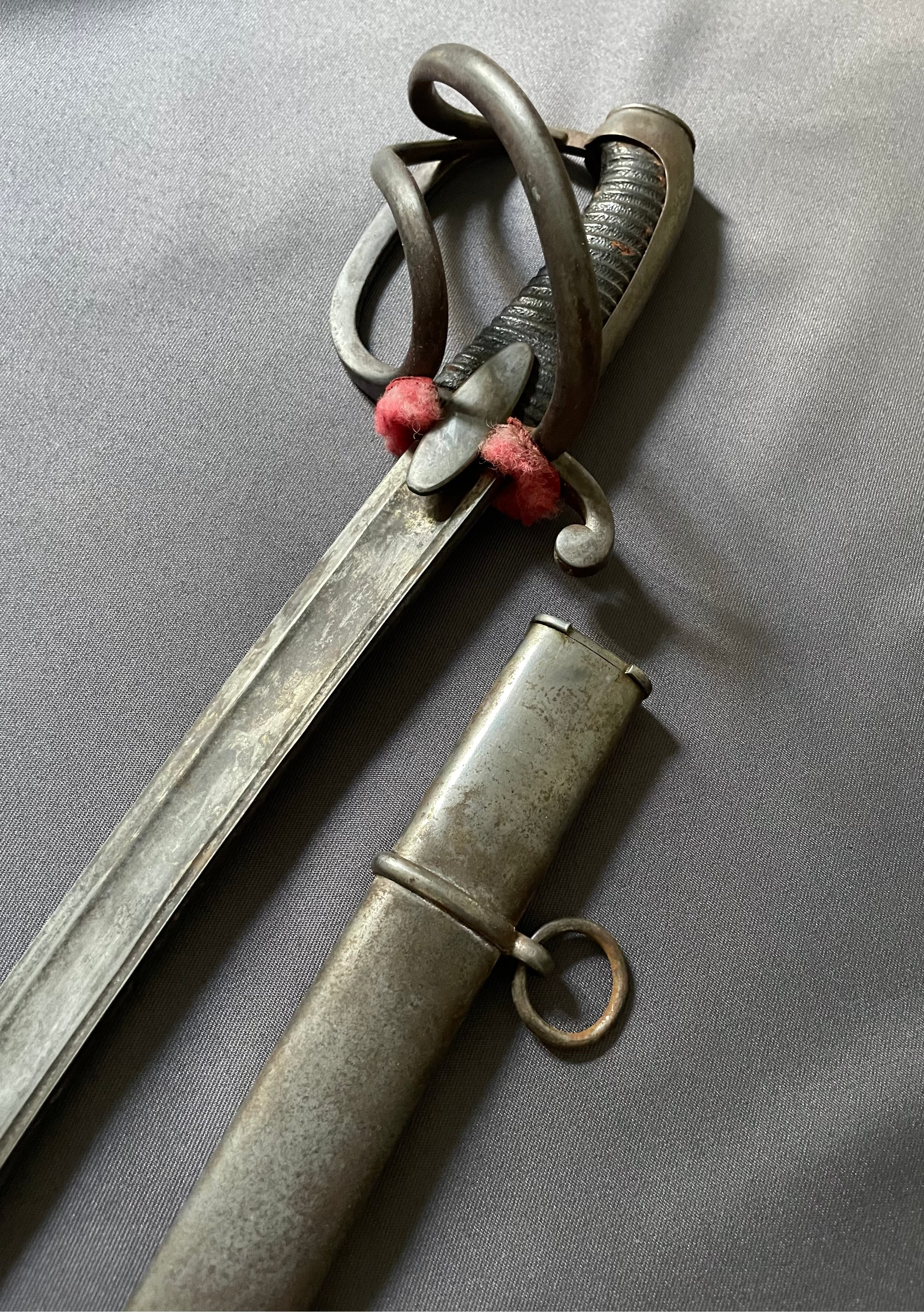 Sabre d'officier de cavalerie, lanciers ou chevau-léger lanciers époque Premier Empire